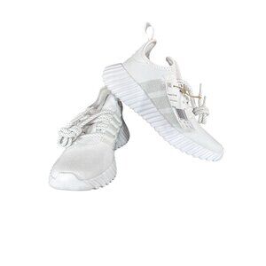 Kaptir Flow Lightweight Mesh Athletic Sneakers In All White Sportswear Design